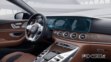 Sticlă de protecție Pixsel panoul de bord MERCEDES BENZ AMG GT 4 DOORS - 28.5“ 2018 -