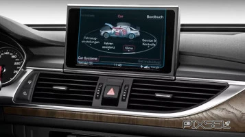 Sticlă hibridă de protecție Pixsel monitor AUDI A6 / S6 / RS6 - 7.7“ 2011 - 2014