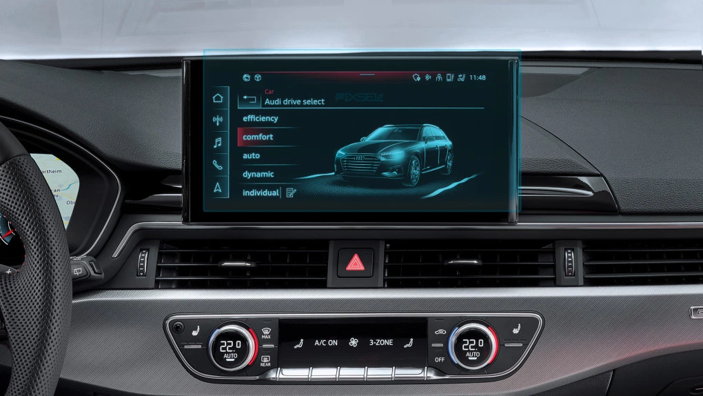 Sticlă hibridă de protecție Pixsel monitor AUDI A4 / S4 / RS4 - 11.3“ 2019 - 2020