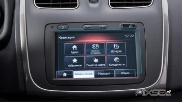 Sticlă hibridă de protecție Pixsel monitor RENAULT LOGAN - 6.9“ 2014 - 2016