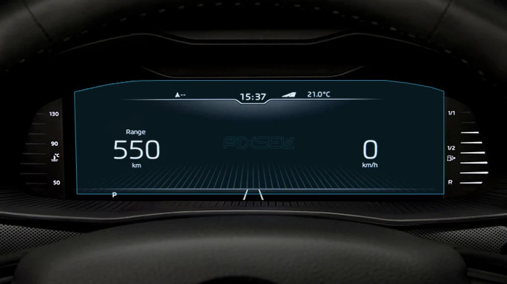 Sticlă de protecție Pixsel panoul de bord SKODA KODIAQ - 9.9“ 2017 - 2024