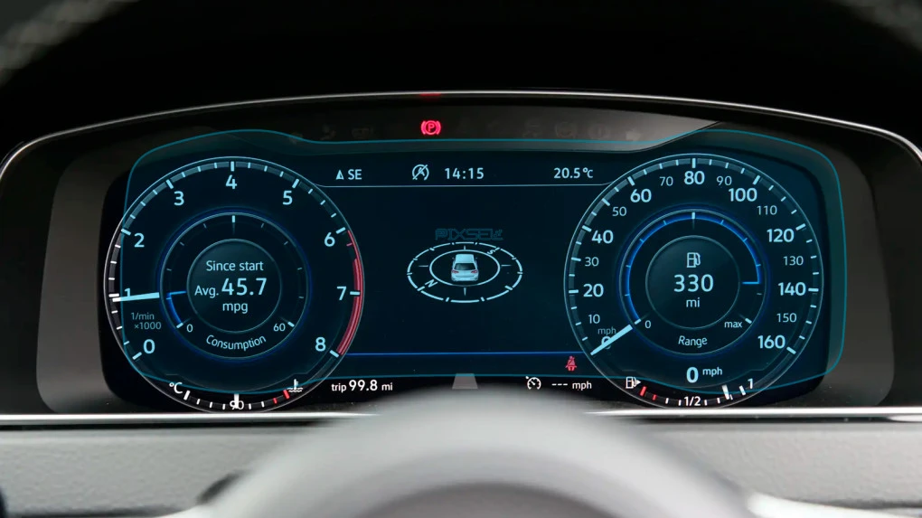 Sticlă hibridă de protecție Pixsel panoul de bord VOLKSWAGEN GOLF - 11.9“ 2017 - 2020