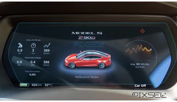 Sticlă de protecție Pixsel panoul de bord TESLA MODEL S - 11.8“ 2012 - 2015