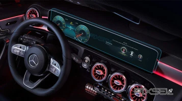 Sticlă de protecție Pixsel panoul de bord MERCEDES BENZ CLA-CLASS - 24.7“ 2019 -