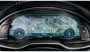 Sticlă hibridă de protecție Pixsel panoul de bord AUDI Q7 / SQ7 / RSQ7 - 12“ 2015 - 2018