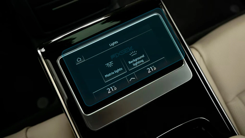 Sticlă de protecție Pixsel controlul climatizării din spate AUDI A8 / S8 - 7.3“ 2023 -