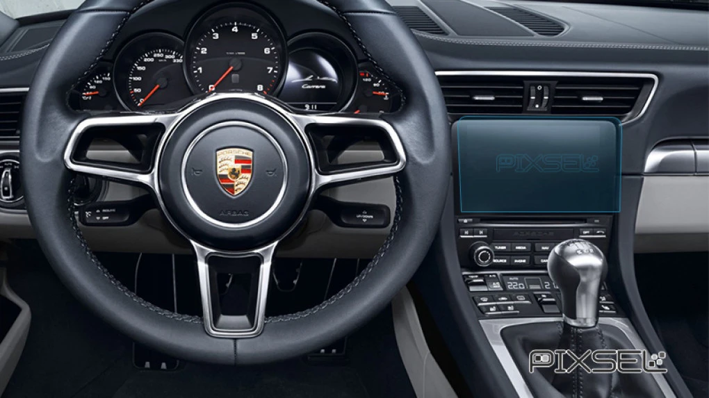 Sticlă hibridă de protecție Pixsel monitor PORSCHE 911 - 8.5“ 2015 - 2018