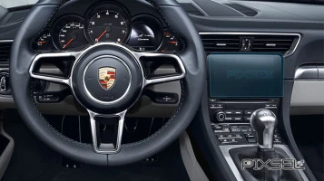 Sticlă hibridă de protecție Pixsel monitor PORSCHE 911 - 8.5“ 2015 - 2018