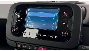 Sticlă hibridă de protecție Pixsel monitor FIAT PANDA - 4.9“ 2021 -