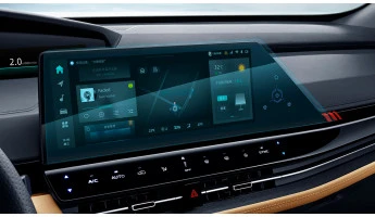 Sticlă hibridă de protecție Pixsel monitor CHANGAN UNI-K - 18.4“ 2025 -