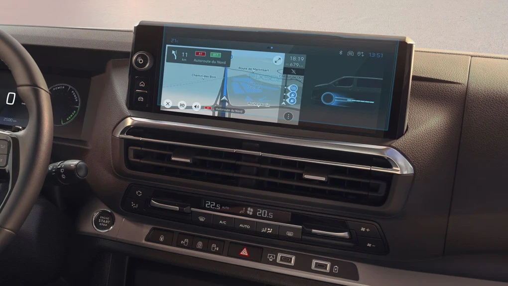 Sticlă hibridă de protecție Pixsel monitor PEUGEOT TRAVELLER - 11“ 2024 -