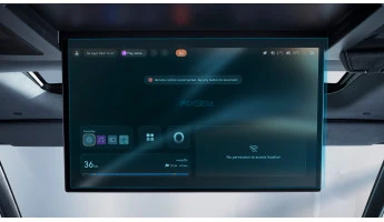 Sticlă hibridă de protecție Pixsel monitorul din spate ZEEKR 009 - 17.7“ 2024 -