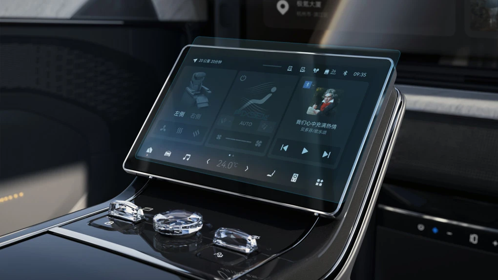 Sticlă hibridă de protecție Pixsel tableta din spate ZEEKR 009 - 8.9“ 2024 -