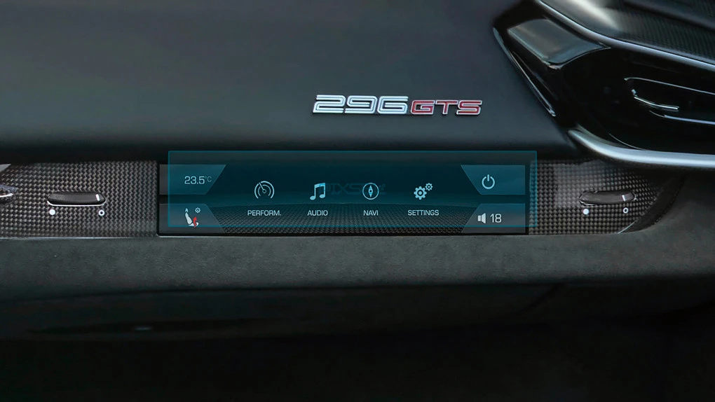 Sticlă hibridă de protecție Pixsel monitor FERRARI 296 - 9.2“ 2022 -