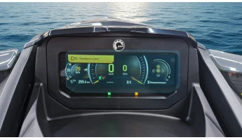 Sticlă hibridă de protecție Pixsel pentru vitezometrul skijetului BRP SEA-DOO RXT-X 325 2024 + 7.8“