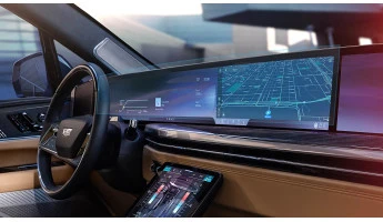 Sticlă hibridă de protecție Pixsel panoul de bord CADILLAC ESCALADE IQ - 36.5“ 2025 -