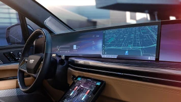 Sticlă hibridă de protecție Pixsel panoul de bord CADILLAC ESCALADE IQ - 36.5“ 2025 -