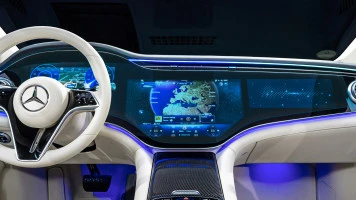 Sticlă hibridă de protecție Pixsel pentru ecran lat MERCEDES BENZ EQS - 49.1“ 2022 -