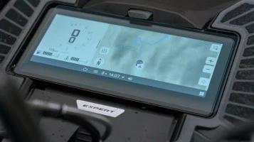 Sticlă hibridă de protecție Pixsel pentru vitezometrul snowmobilului BRP SKI-DOO SUMMIT 2024 + 10.25“