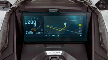Sticlă hibridă de protecție Pixsel pentru vitezometrul snowmobilului BRP SKI-DOO RENEGADE 2023 + 10.25“