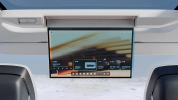 Sticlă hibridă de protecție Pixsel monitorul din spate ZEEKR 9X - 17.7“ 2025 -