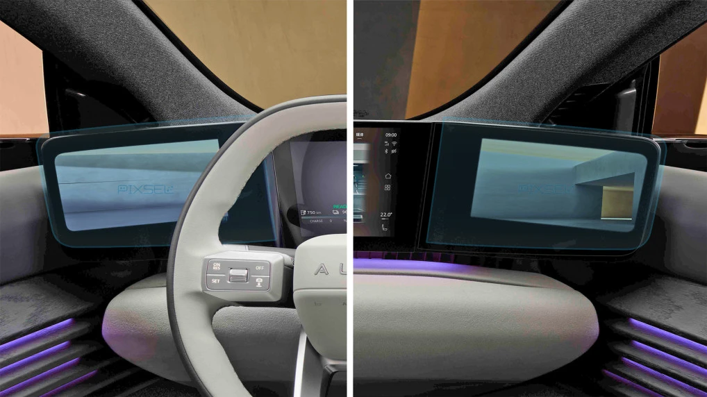 Sticlă hibridă de protecție Pixsel oglinzi AUDI E5 - 10.3“x2 2025 -