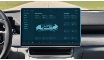 Sticlă hibridă de protecție Pixsel monitor POLESTAR 4 - 16.6“ 2023 -