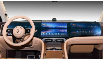 Sticlă hibridă de protecție Pixsel pentru ecran lat (2 părți) AITO M9 - 50.4“ 2024 -