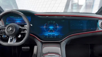 Sticlă hibridă de protecție Pixsel pentru ecran lat MERCEDES BENZ EQE - 49.1“ 2022 -