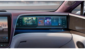 Sticlă hibridă de protecție Pixsel monitorul pasagerului YANGWANG U7 - 24.7“ 2025 -