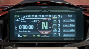 Sticlă hibridă de protecție Pixsel vitezometrul motocicletei DUCATI PANIGALE V4 2025 + 8.2“