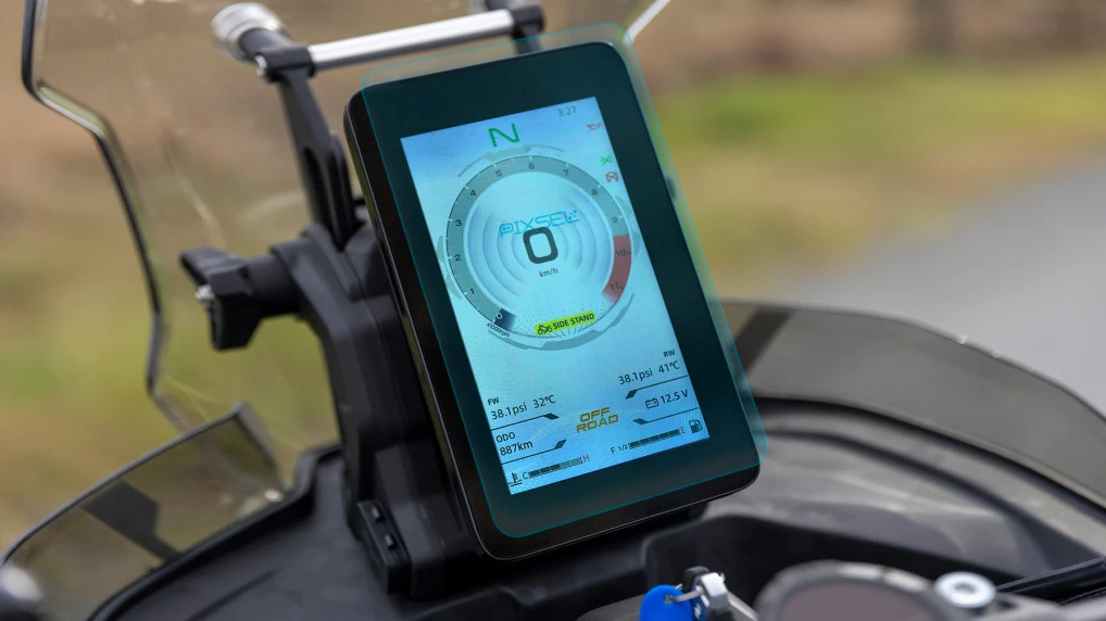 Sticlă hibridă de protecție Pixsel vitezometrul motocicletei CFMOTO 800MT-X 2025 + 9“