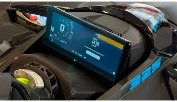 Sticlă hibridă de protecție Pixsel pentru vitezometrul skijetului BRP SEA-DOO RXT-X 325 2024 + 10.25“