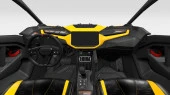 Sticlă hibridă de protecție Pixsel pentru vitezometrul ATV-ului BRP CAN-AM MAVERICK R MAX 2025 + 10.25“