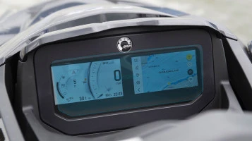 Sticlă hibridă de protecție Pixsel pentru vitezometrul skijetului BRP SEA-DOO GTR X 300 2026 + 7.8“