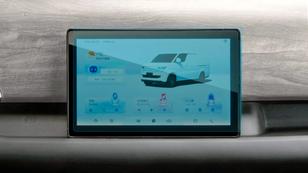 Sticlă hibridă de protecție Pixsel monitor RUICHI EC75 - 11.5“ 2023 -