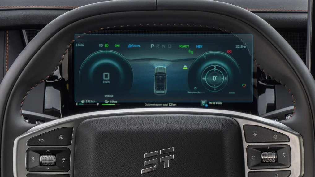 Sticlă hibridă de protecție Pixsel panoul de bord JETOUR T1 - 10.7“ 2025 -