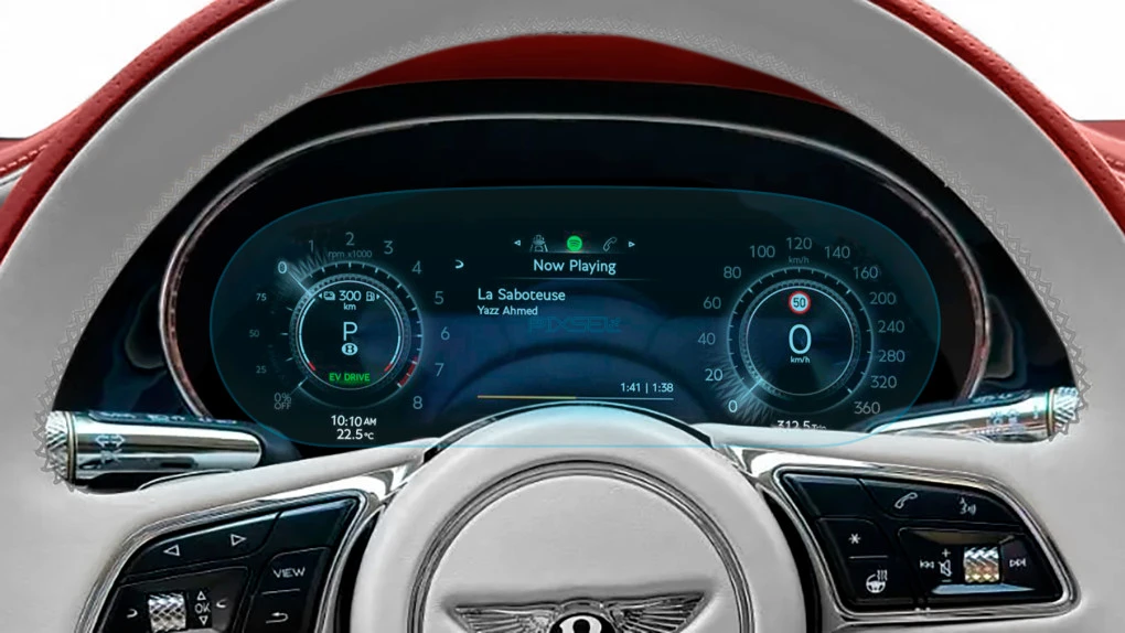 Sticlă hibridă de protecție Pixsel panoul de bord BENTLEY FLYING SPUR - 11.9“ 2025 -